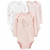 PACK DE BODYS CARTERS MANGAS LARGA X3 SWEET LITTLE ONE