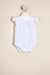 Body de jersey de algodon combinado con broderie Juli