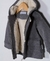 CAMPERA SARA GRIS MELANGE OSCURO - comprar online