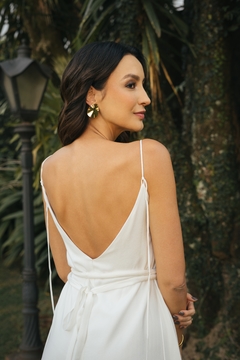 Imagem do Vestido Crepe Viscose Labin Off White