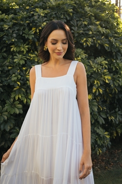 Vestido Camadas Trogir Off White - loja online