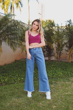 Calça Wide Leg Rennes Jeans