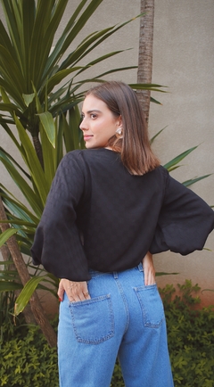 Blusa Jacquard York Preto - comprar online