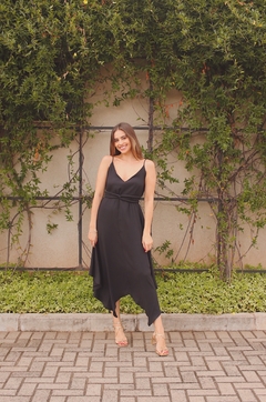 Vestido Crepe Viscose Labin Preto