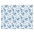 SPL-024 - Slim Paper - Estampa de Flores Azuis - 47,3x33,8