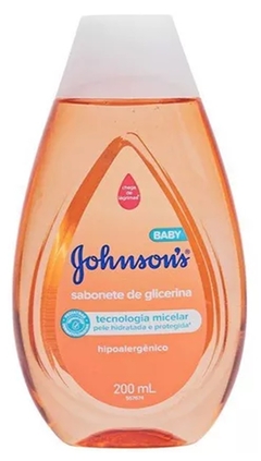 P013 - SABONETE LÍQUIDO DE GLICERINA HIPOALERGÊNICO 200ML JOHNSON'S BABY