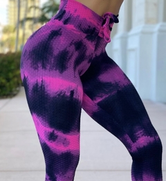 Legging Brocada Tie Dye Pink