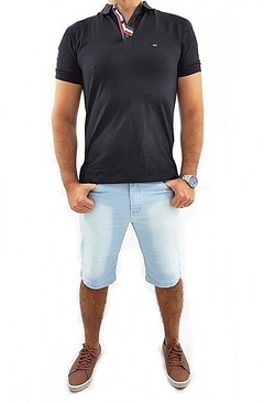 Kit 3 Bermuda Jeans Masculina Plus Size com Elastano