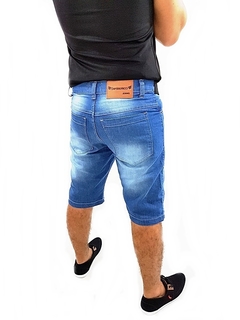 Bermuda Jeans Masculina Slim com Elastano - Hit Jeans