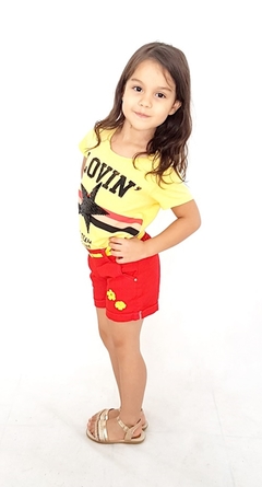 Short Feminino Infantil - Hit Jeans