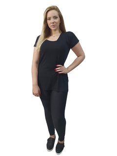 Kit 2 Blusa Feminina Vest Legging Tapa Bumbum