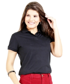 Camisa Camiseta Pólo Feminina em Algodão Piquet