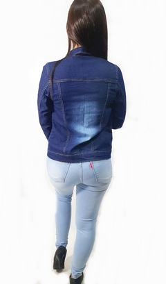 Imagem do Jaqueta jeans feminina com lycra