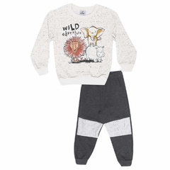 CONJUNTO MOLETOM BLUSÃO E CALÇA SAFARI - comprar online