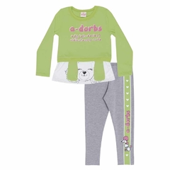 CONJUNTO BLUSA ML E LEGGING CACHORRINHA NEON - comprar online