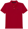 POLO EM PIQUE CONFORT VERMELHO