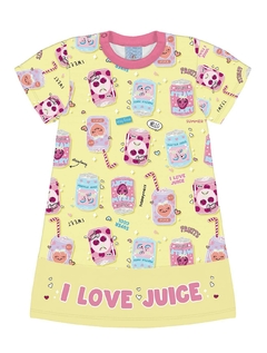 VESTIDO MOLECOTTON LIGTH I LOVE JUICE na internet