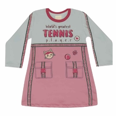 VESTIDO MANGA LONGA TENNIS NEON - comprar online