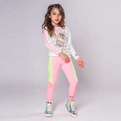 CONJUNTO BLUSA ML E LEGGING GIRLS NEON