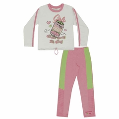 CONJUNTO BLUSA ML E LEGGING GIRLS NEON - comprar online