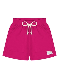 SHORTS MOLETOM PONTILHADO PINK FUSION - comprar online