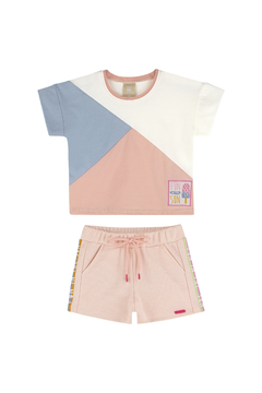 CONJUNTO BLUSA E SHORTS SUN - comprar online