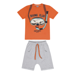 CONJUNTO CAMISETA E BERMUDA DIVING CLUB - comprar online