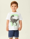 CONJUNTO CAMISETA E BERMUDA TYRANNOSAURUS