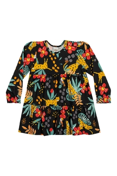 VESTIDO MEIA MALHA TROPICAL - comprar online