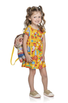 VESTIDO HAPPY COM BOLSA BONECA