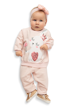 CONJUNTO MOLECOTTON COELHINHA PRINCESA