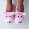 PANTUFA PLAY INFANTIL ROSA VACA PIMPOLHO