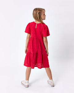 VESTIDO MIDI EM MALHA LESIE VERMELHO - comprar online