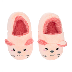 PANTUFA INFANTIL ROSA GATINHA PIMPOLHO - loja online