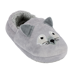 PANTUFA PLAY INFANTIL CINZA LOBO PIMPOLHO na internet