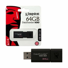 Pendrive Kingston Dt100 G3 64gb Usb 3.0 - comprar online