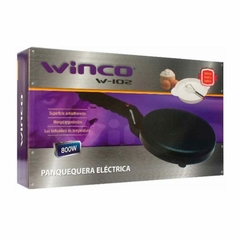 Winco W102 Panquequera Electrica 18,5cm 800w Antiadherente