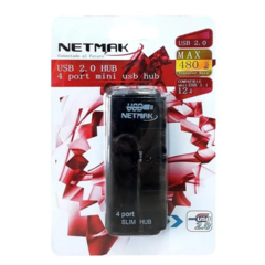 HUB USB SLIM NM-AC05 4 PUERTOS NETMAK