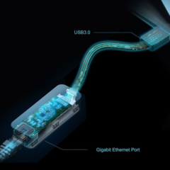 Imagen de ADAPTADOR TP-LINK UE306 USB 3.0 A ETHERNET GIGABIT RJ45