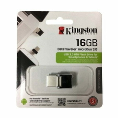 PENDRIVE KINGSTON 16 GB DATA TRAVELER MICRODUO USB 3.0