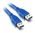 CABO USB 3.0 A MACHO + A MACHO 1,5MTS AZUL ARCTICUS na internet