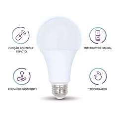 Lâmpada LED Bulbo Inteligente Colorida Dimerizável Wi-Fi - Multilaser Liv - SE224 - comprar online