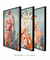 Conjunto Decorativo 3 Quadros Woman with Flowers - comprar online