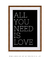 Quadro Decorativo All You Need is Love na internet