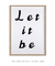 Quadro Decorativo Let it Be