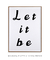 Quadro Decorativo Let it Be na internet