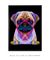 Quadro Decorativo Pug Pop Art - comprar online