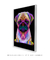 Quadro Decorativo Pug Pop Art - Vilela Galeria de Quadros