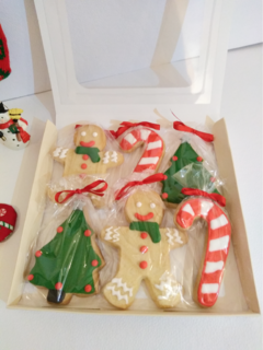 Caja Cookies Navideñas Grandes - comprar online