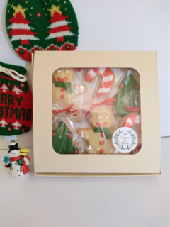 Caja Cookies Navideñas Grandes en internet
